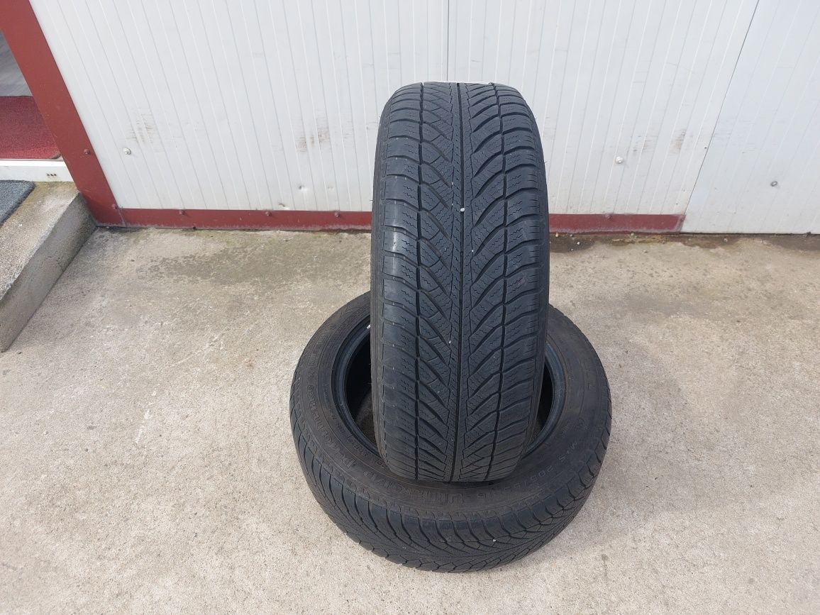 125 lei bucata! Doua anvelope RUNFLAT M+S/IARNA 205 55 16 Goodyear