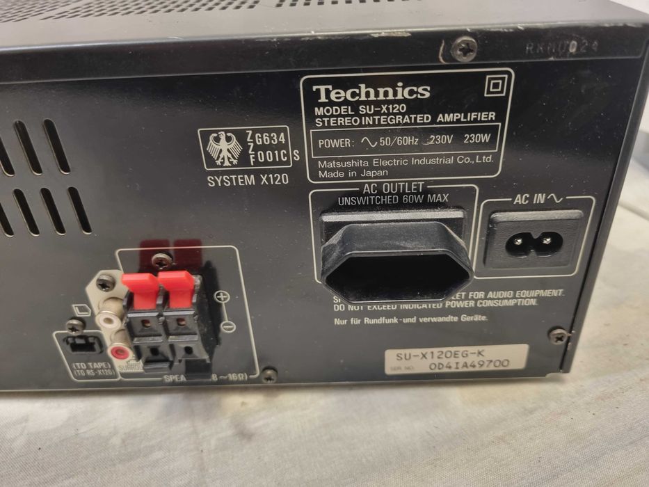 Statie amplificator Technics SU-X120 PXS cap