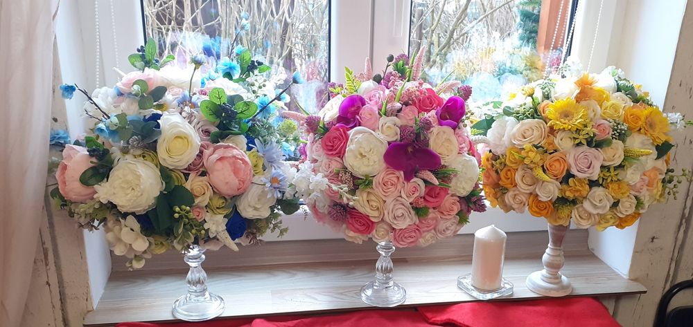 Aranjamente nunta flori artificiale