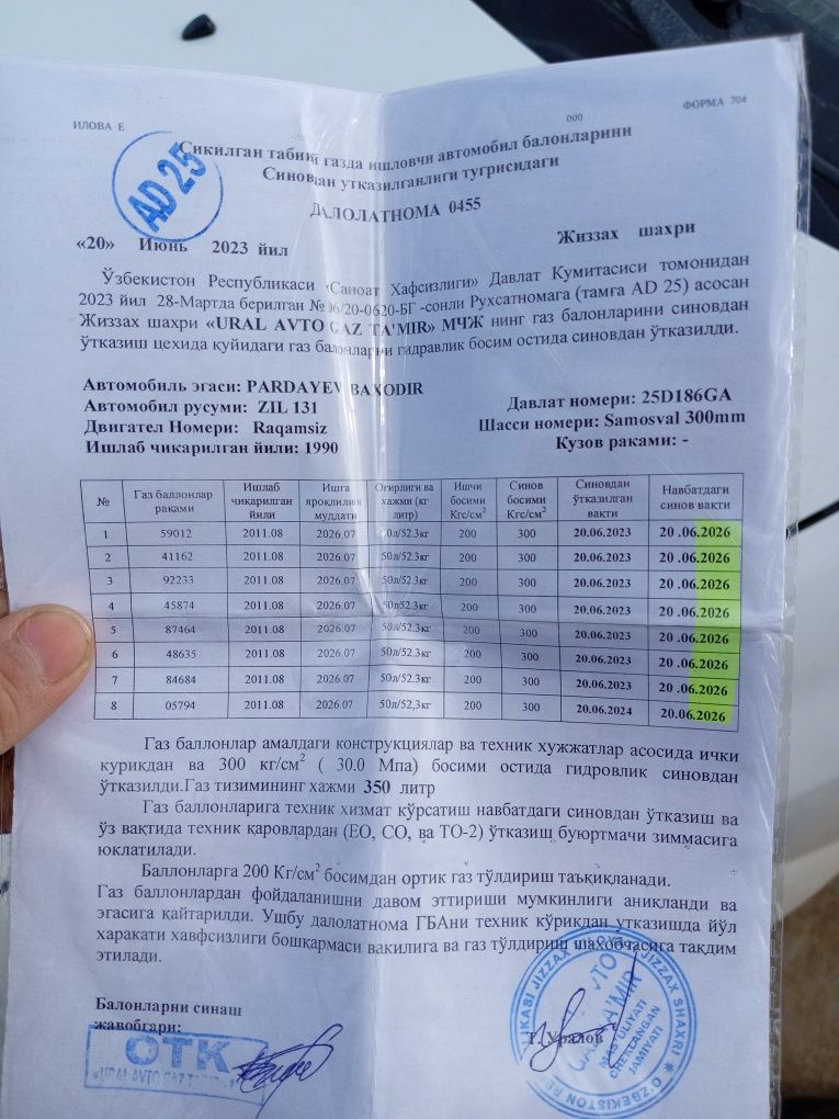 ZIL 131 hamma joyi soz