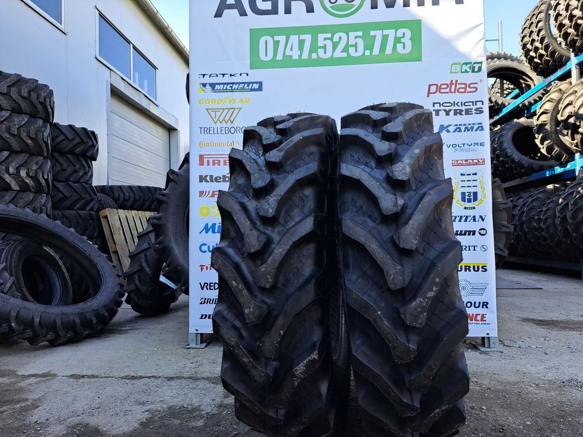 Anvelope noi marca MRL 14.9-28 cu 8PR cauciucuri RANFORSATE TRACTOR