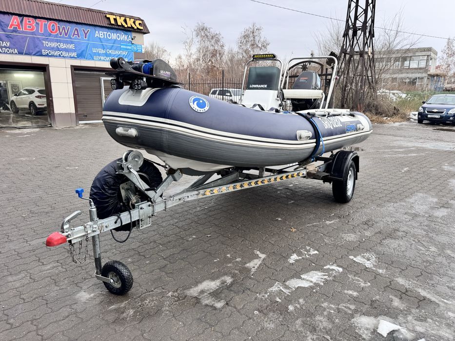 Продам лодочный комплект RIB Stormline 400 + мотор Parsun 40 (2Т)