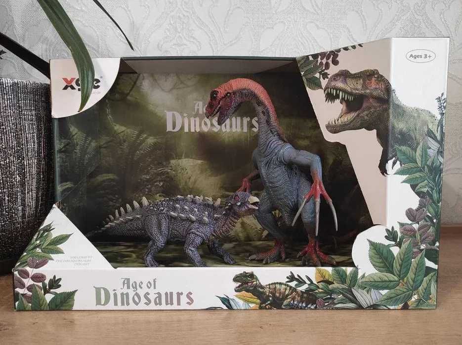 Набор хищные динозавры: Теризинозавр и Сколозавр