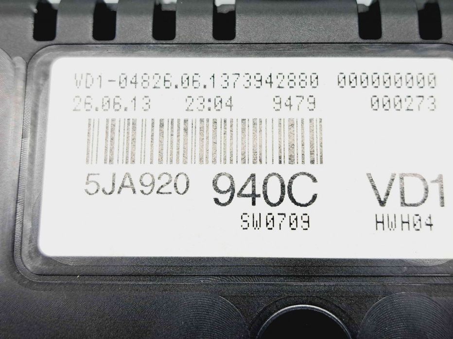 Ceas bord Skoda Rapid (NH3) [Fabr 2012-2019] 5JA920940C