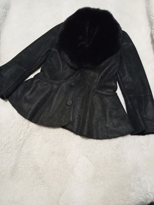 Женская дублёнка натуральный мех