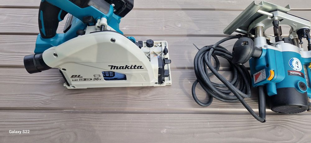 Makita circular cu plonjare ,freza pe acumulator