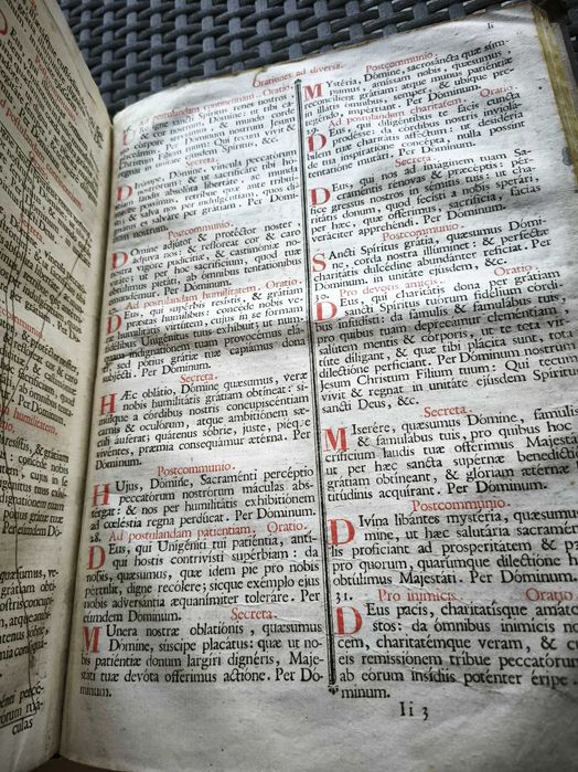 Carte liturgica veche 1821