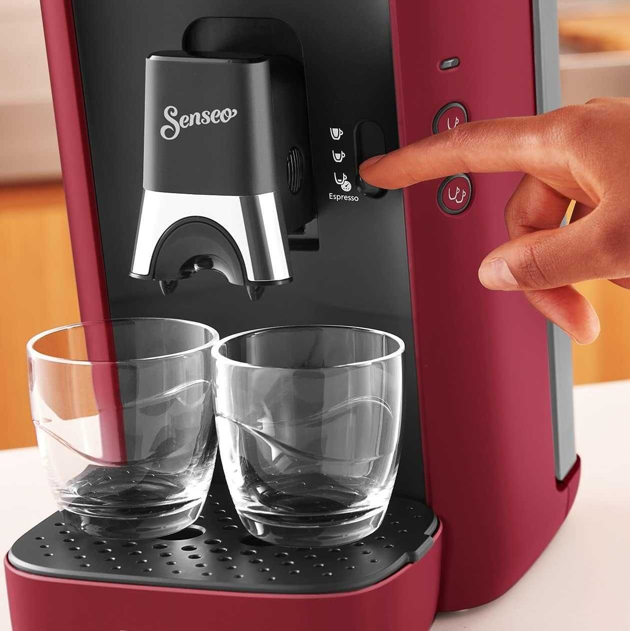 Еспресо кафемашина с капсули Philips Senseo Maestro (CSA26090) Червена