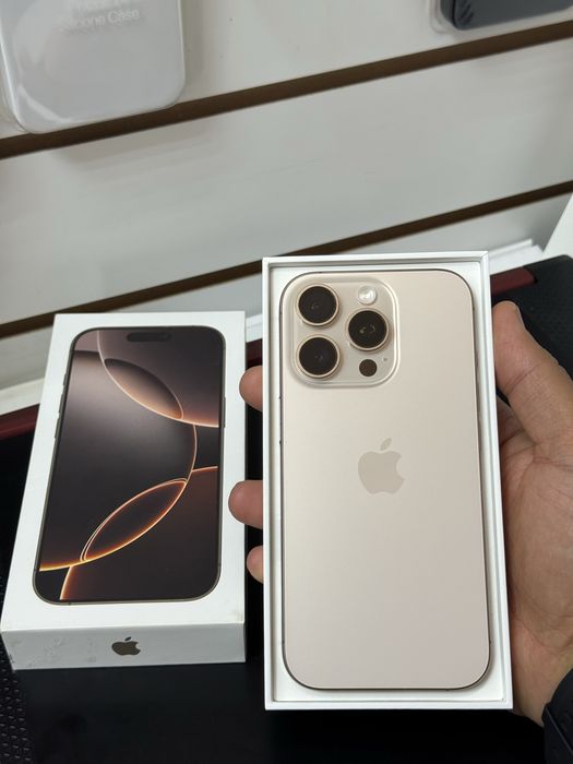  iPhone 16pro 5G 256gb HX/A desert titanium аккум99% на офиц.гарантии