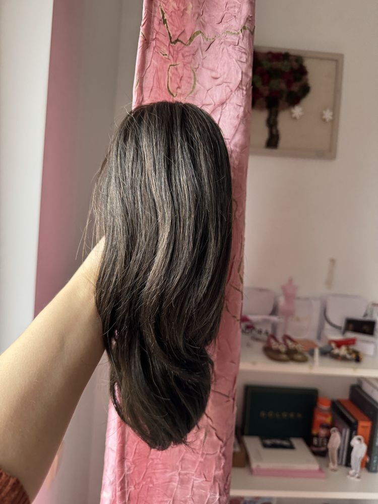 Coadă cu clește din păr natural