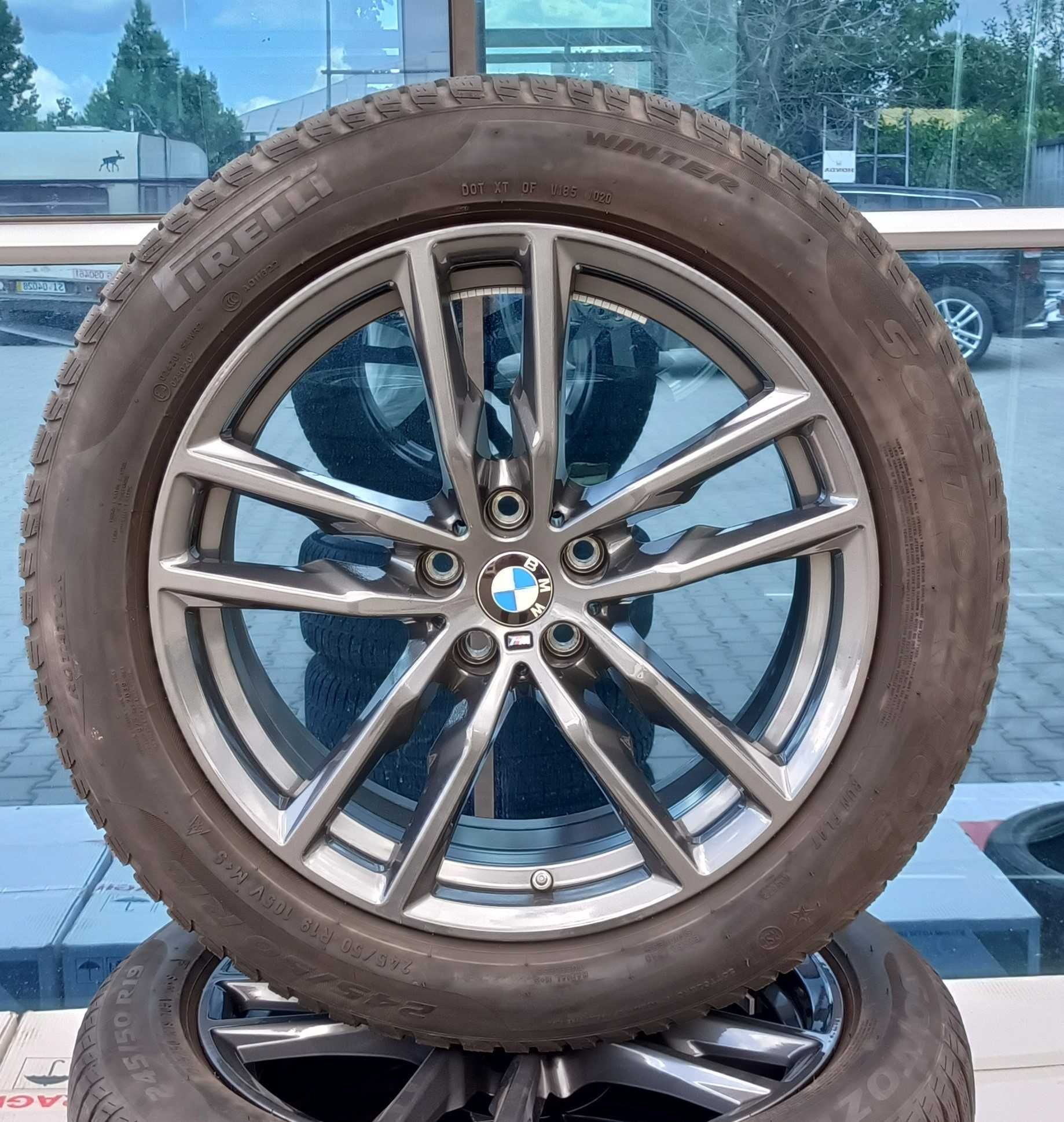 Jante BMW X3 X4 G01 G02  M  Anvelope iarna Pirelli 245 50 19 RunFlat