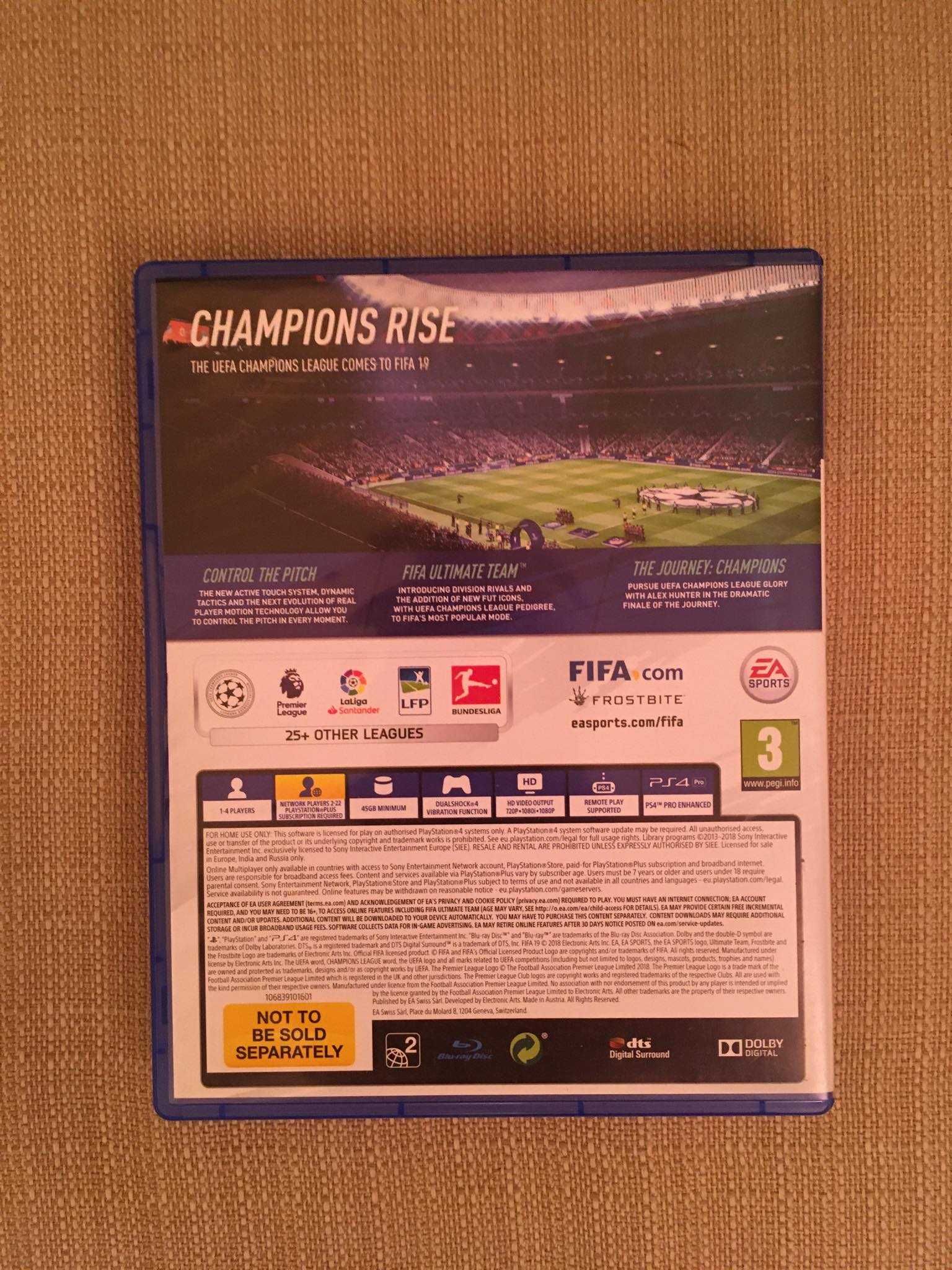 Игра FIFA 19 за PS4