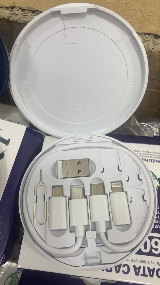 6 tasi 1 da kabel va perexadniklar toʻplami pastafkali