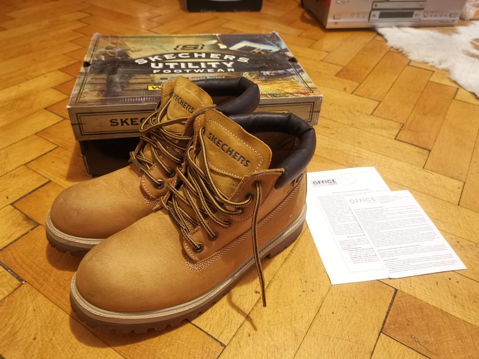 Ghete waterproof Skechers full piele, ca noi