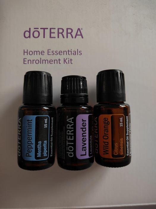 Set uleiuri doTERRA Menta, Lavanda și Wild Orange