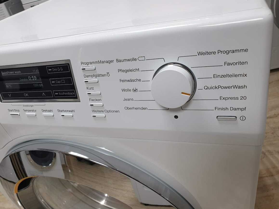 Miele - Пара - TwinDos - Подсветка - Пералня Миеле 12м Гаранция