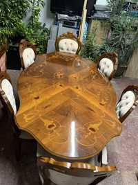 Vand masa cu 6 scaune, stil baroc