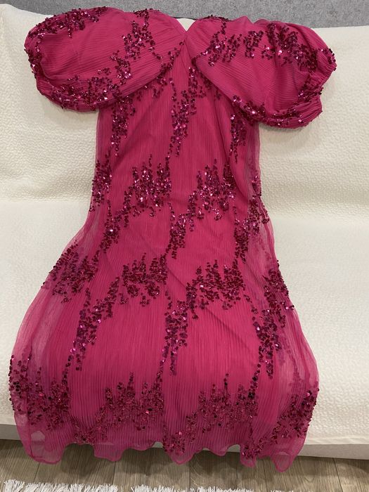 Платье для Нового года с пайетками