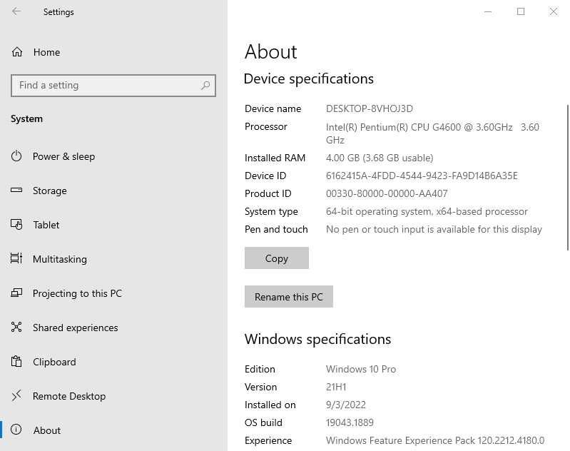 Процесор Intel Pentium G4600, 3.60 GHz, сокет 1151 / Kaby Lake