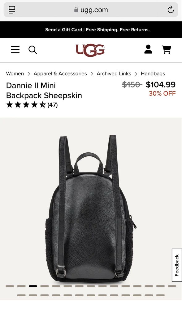 UGG ghiozdan rucsac backpack