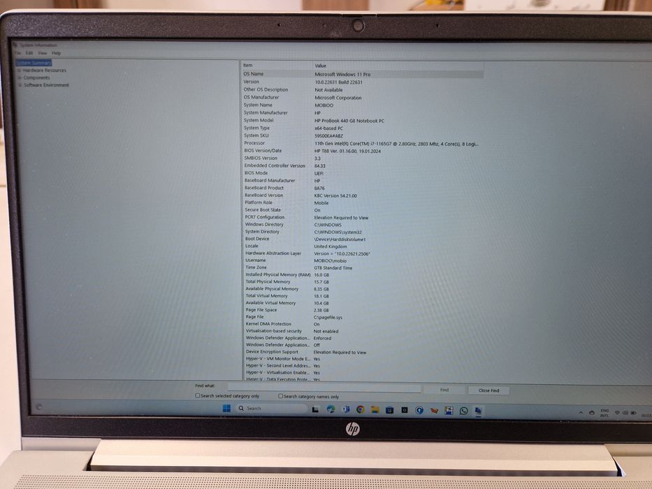 Vând laptop HP probook 440
