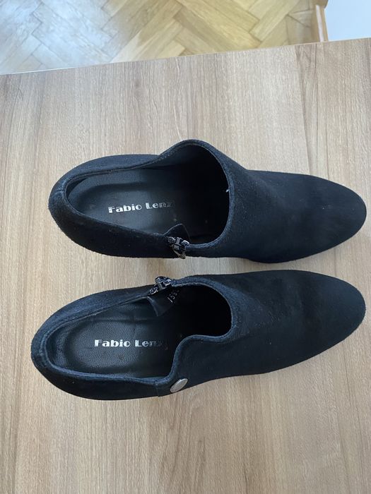 Botine piele intoarsa 38