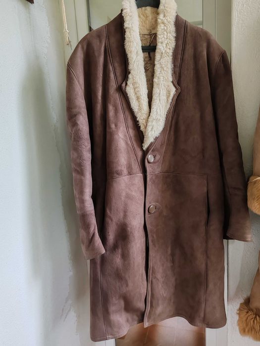 Мъжки кожух, размер L-XL, агнешка кожа, нов