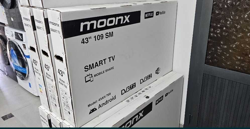 Телевизоры  MOONX  32\43\50\55 smart TV доставка бесплатно по городу