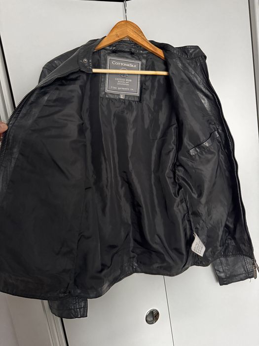 Geaca de piele primavara/toamna L