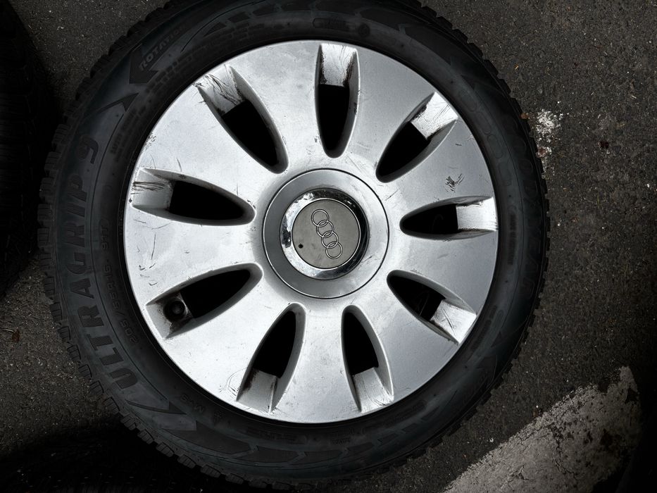Set Complet Roti Iarna Originale Audi 5x112 R16
