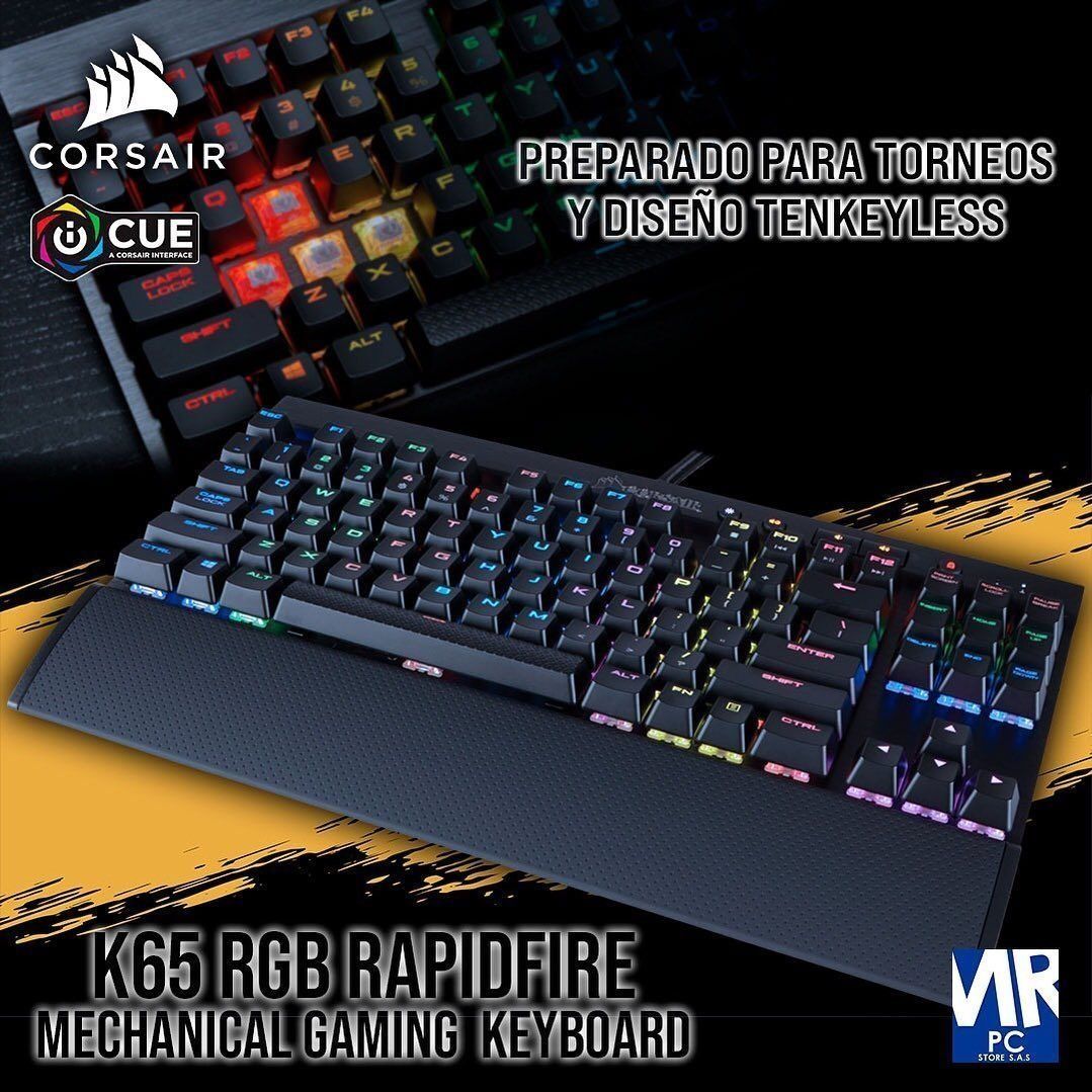 СКИДКА! Corsair K65 RGB Rapidfire/свитчи speed Механическая Клавиатура