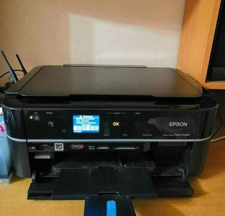 6-ти цветный Струйный МФУ принтер Epson PX660, аналог Epson P50 и T50.