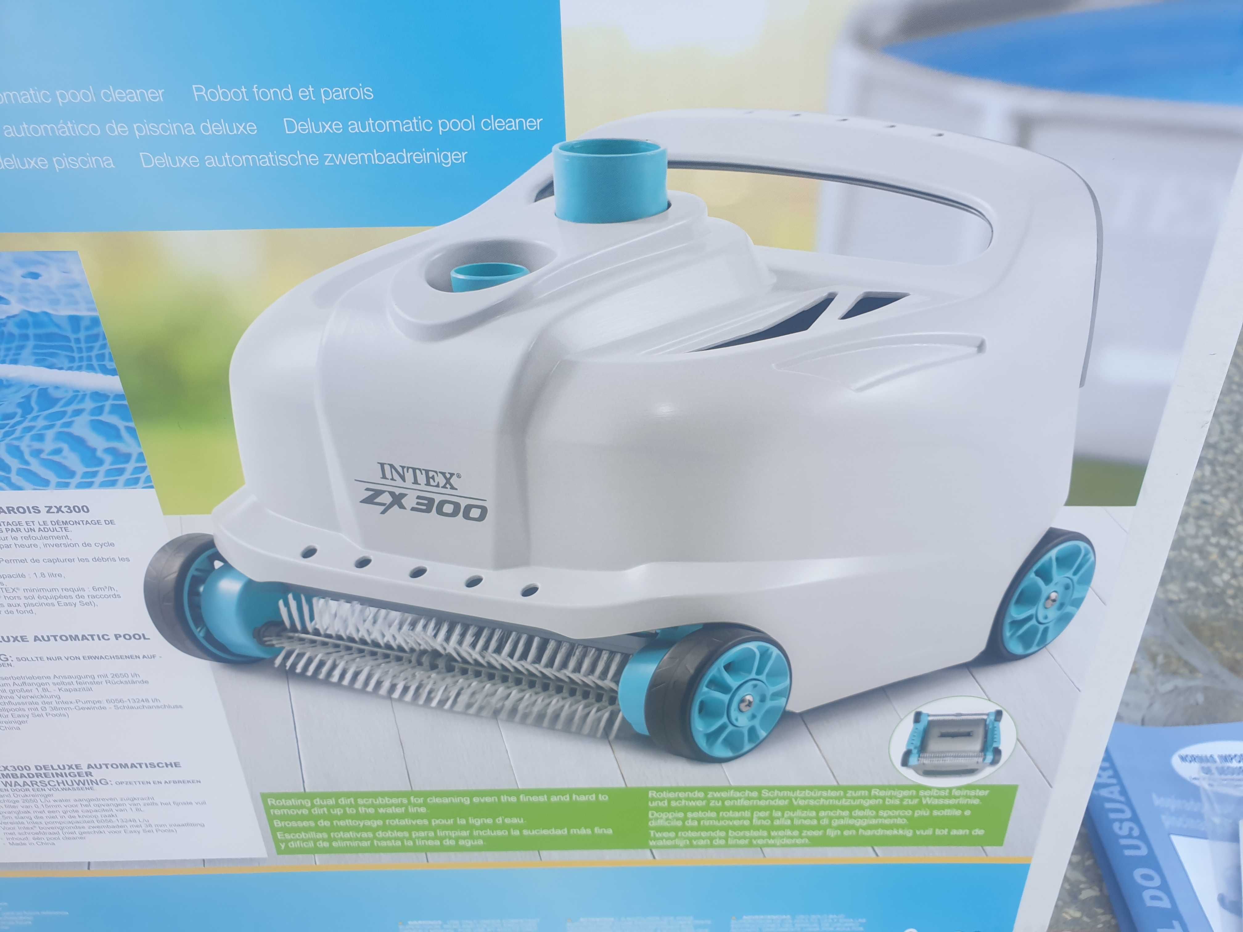 Нов робот INTEX ZX300 DeluxeAutomaticpoolCleaner за почистване басейни