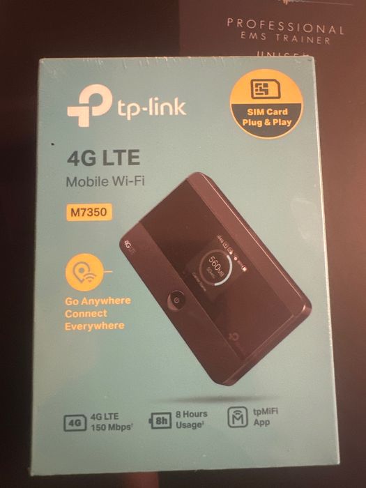 Router wireless portabil TP-Link M7350, GSM 4G/LTE, 150 Mbps