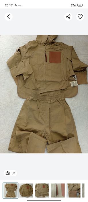 Set pantaloni bluza cu fermoar loewe