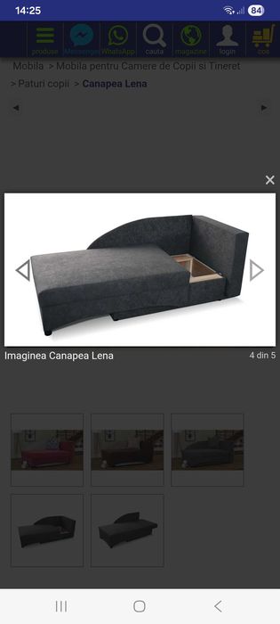 Pat extensibil copii mobila STAER