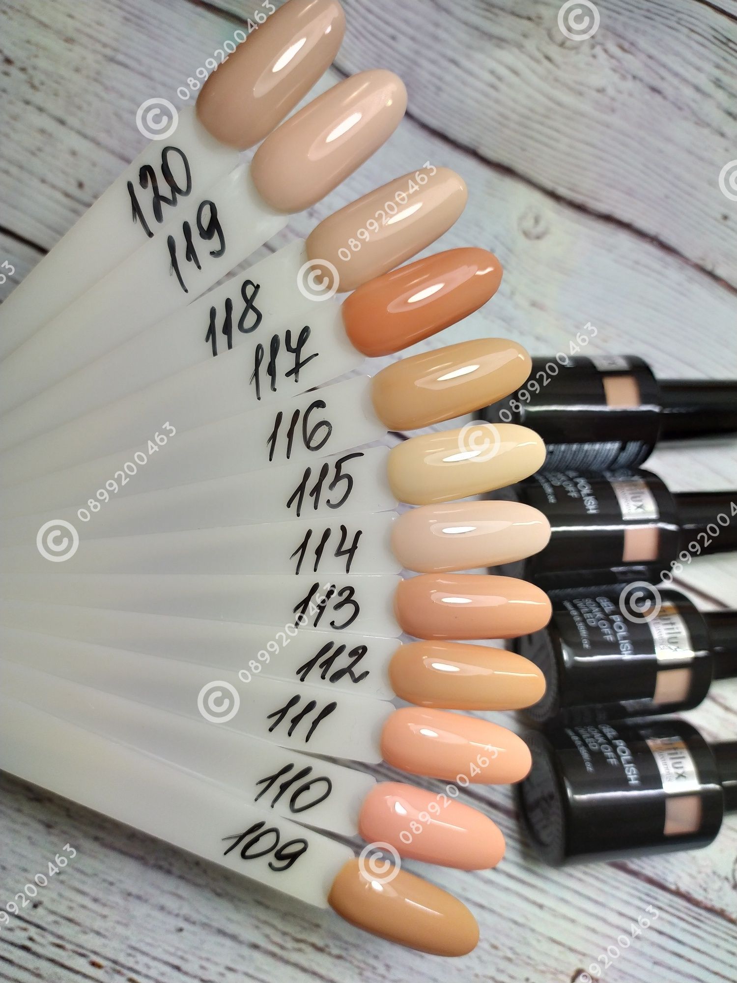 Разпродажба ! 7лв/бр. Гел лак 120 цвята Beautilux 10ml