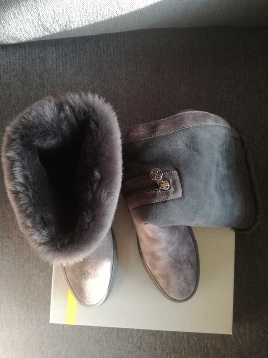 Ботуши зимни италиански естествена кожа