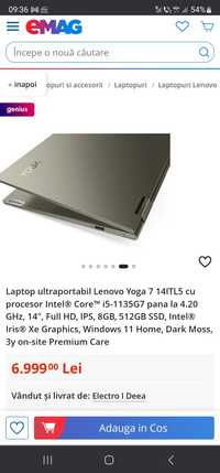 Vând Lenovo Yoga 7I