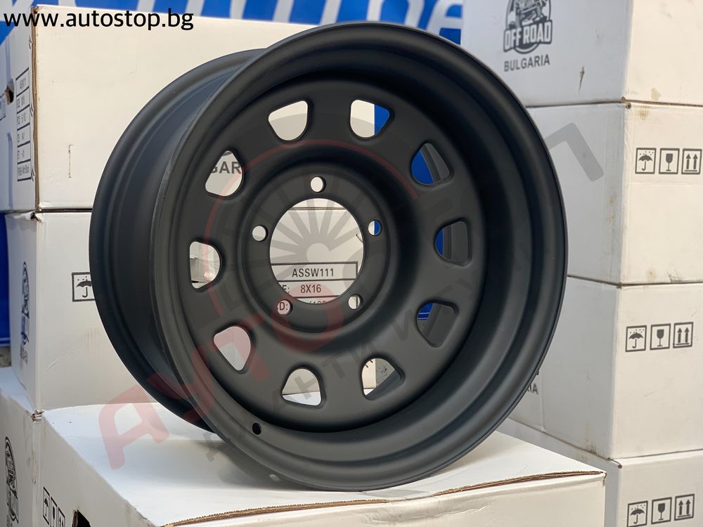 15" 7J 5x139.7 ET -10 Джанти Стоманени 4x4 Минусови Кия Лада Нива