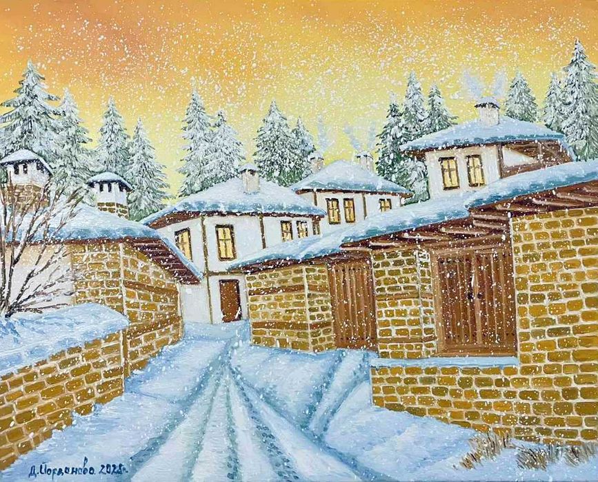 Авторски картини с маслени бои.