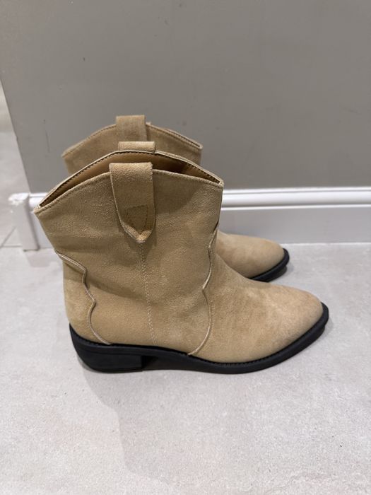 Дамски ботуши чизми ,каубойски размер 39