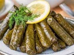 Листа лозови за сарми от  сорт грозде Хамбургски мискет.