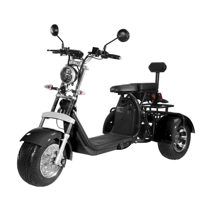Moped electric cu 3 roți – confort, stabilitate și design modern!