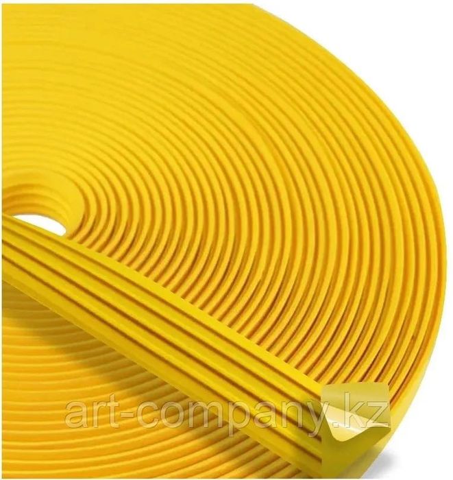 Направляющая тактильная лента желтая вставка самоклеящаяся