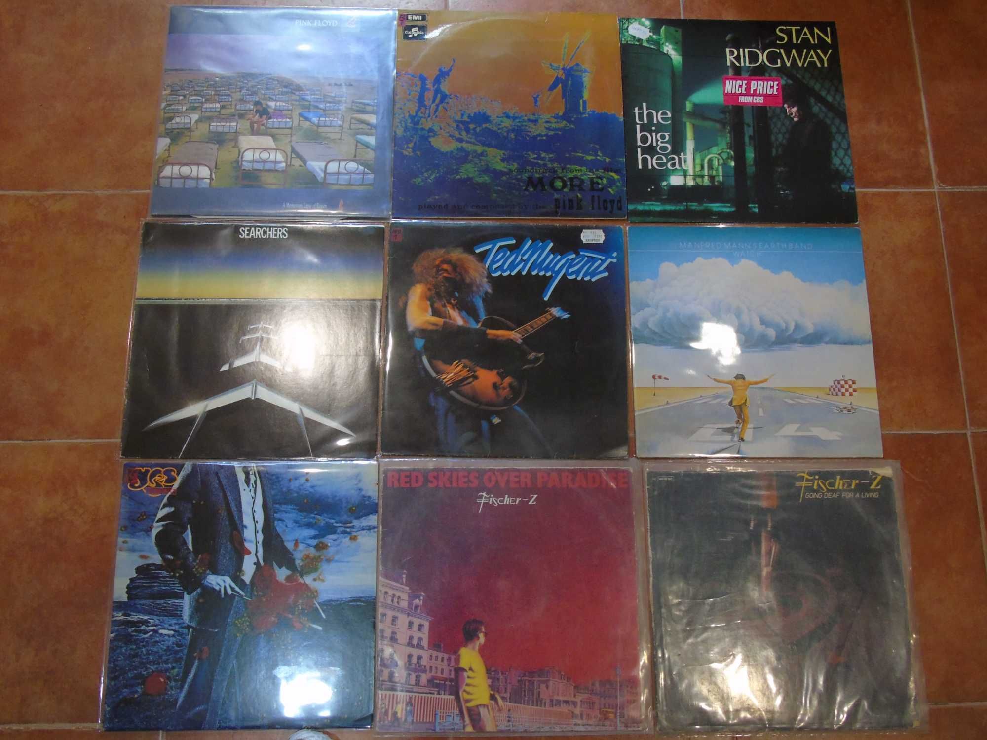 Vinyl-uri Audio Pink Floyd/Yes/Ted Nugent/Manfred Mann's/Stan Ridgway