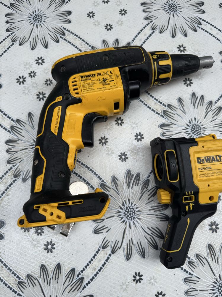 Акумулаторен винтоверт за гипсокартон DeWALT DCF620P2K, 18 V,