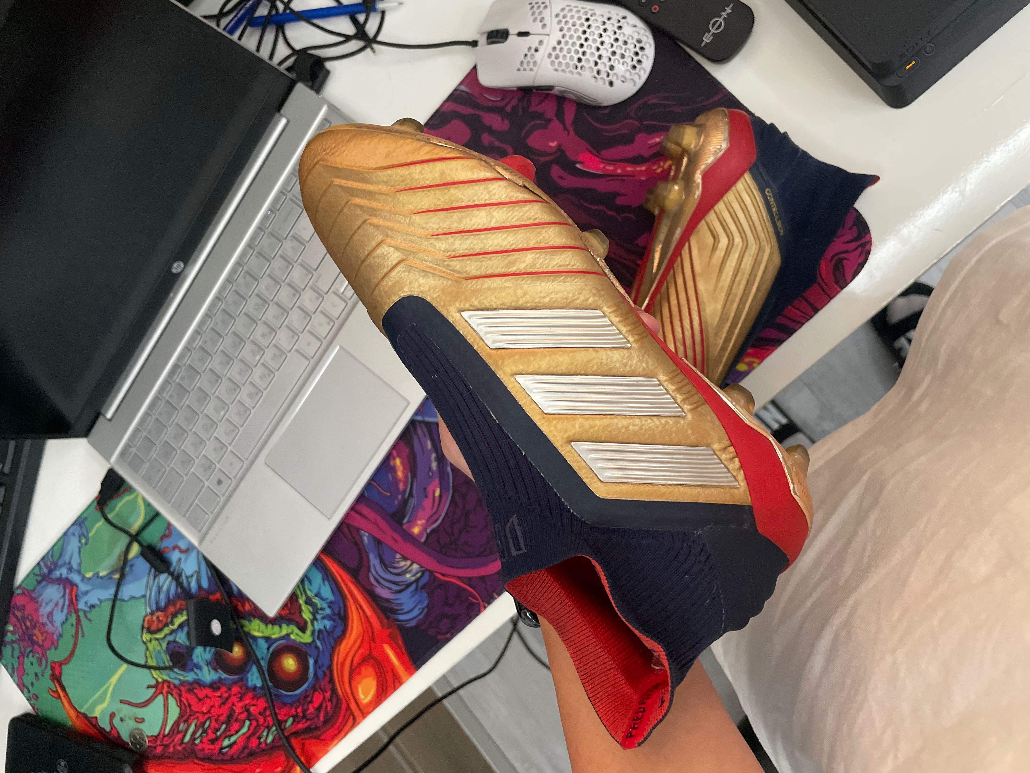 adidas Predator 19 FG ZidaneXBeckham-gold limited edition 39 1/3