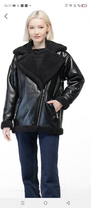 Куртка косуха женская зимняя натуралка