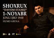 Shoxrux konserti uchun bilet